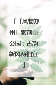 「风物郑州」紫荆山公园：古韵新风两相宜