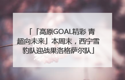 「高原GOAL精彩 青超向未来」本周末，西宁雪豹队迎战果洛格萨尔队