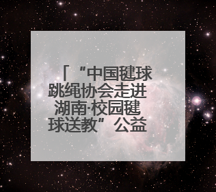 “中国毽球跳绳协会走进湖南·校园毽球送教”公益活动在岳阳举行