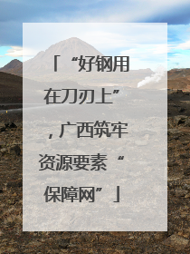 “好钢用在刀刃上”，广西筑牢资源要素“保障网”