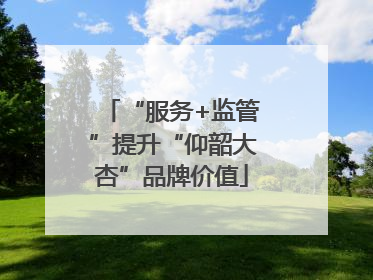 “服务+监管”提升“仰韶大杏”品牌价值