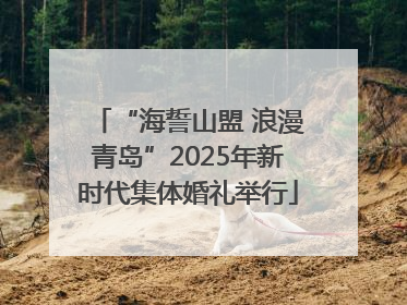 “海誓山盟 浪漫青岛”2025年新时代集体婚礼举行