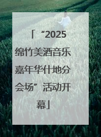 “2025绵竹美酒音乐嘉年华什地分会场”活动开幕