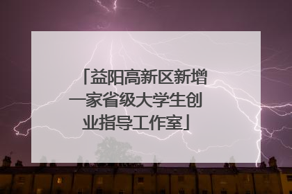 益阳高新区新增一家省级大学生创业指导工作室