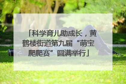 科学育儿助成长，黄鹤楼街道第九届“萌宝爬爬赛”圆满举行