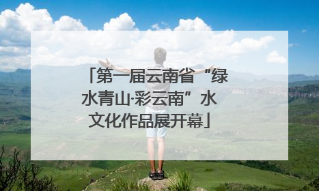 第一届云南省“绿水青山·彩云南”水文化作品展开幕