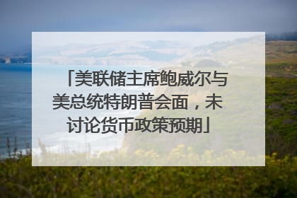 美联储主席鲍威尔与美总统特朗普会面，未讨论货币政策预期