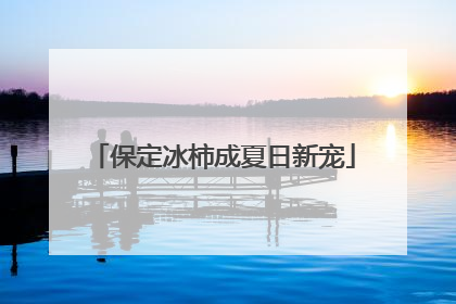 保定冰柿成夏日新宠