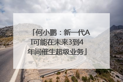 何小鹏：新一代AI可能在未来3到4年间催生超级业务