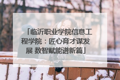 临沂职业学院信息工程学院：匠心育才谋发展 数智赋能谱新篇