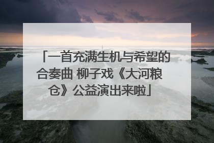 一首充满生机与希望的合奏曲 柳子戏《大河粮仓》公益演出来啦