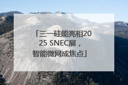 三一硅能亮相2025 SNEC展，智能微网成焦点
