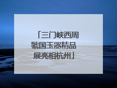 三门峡西周虢国玉器精品展亮相杭州