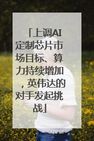 上调AI定制芯片市场目标、算力持续增加，英伟达的对手发起挑战