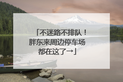 不迷路不排队！胖东来周边停车场都在这了→
