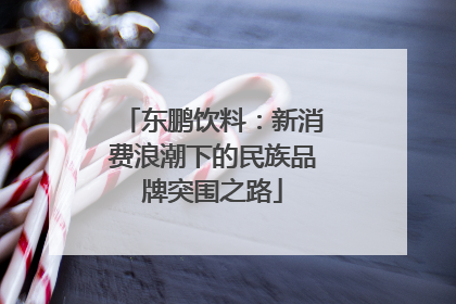 东鹏饮料：新消费浪潮下的民族品牌突围之路