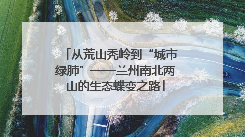 从荒山秃岭到“城市绿肺”——兰州南北两山的生态蝶变之路