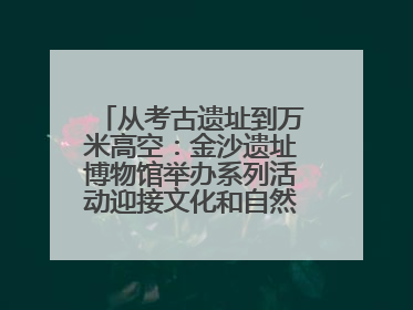 从考古遗址到万米高空:金沙遗址博物馆举办系列活动迎接文化和自然遗产日