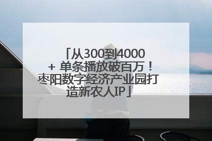 从300到4000+ 单条播放破百万！枣阳数字经济产业园打造新农人IP