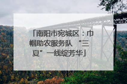 南阳市宛城区：巾帼助农服务队 “三夏”一线绽芳华