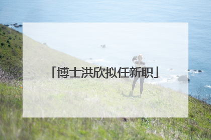 博士洪欣拟任新职