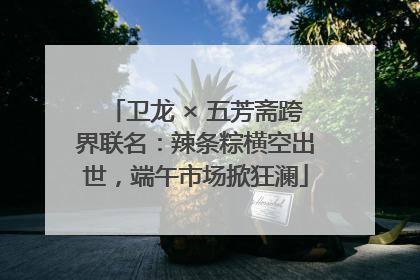 卫龙 × 五芳斋跨界联名：辣条粽横空出世，端午市场掀狂澜