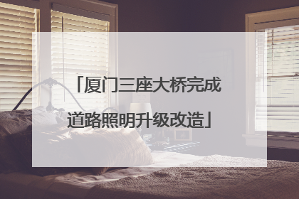 厦门三座大桥完成道路照明升级改造