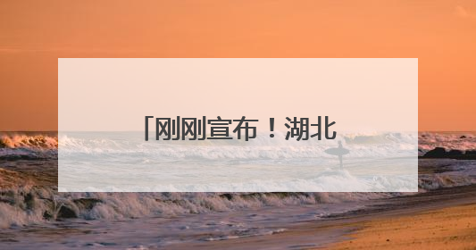 刚刚宣布！湖北新增一家国企