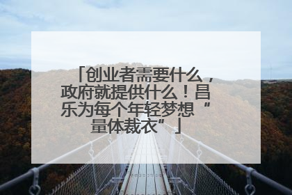 创业者需要什么，政府就提供什么！昌乐为每个年轻梦想“量体裁衣”