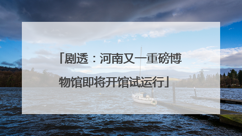 剧透：河南又一重磅博物馆即将开馆试运行