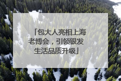 包大人亮相上海老博会，引领银发生活品质升级