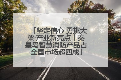 坚定信心 勇挑大梁·产业新亮点丨秦皇岛智慧消防产品占全国市场超四成