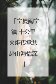 宁夏闽宁镇 十公里火炬传承共赴山海情深