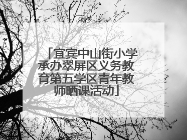 宜宾中山街小学承办翠屏区义务教育第五学区青年教师晒课活动