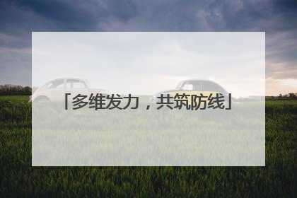 多维发力，共筑防线