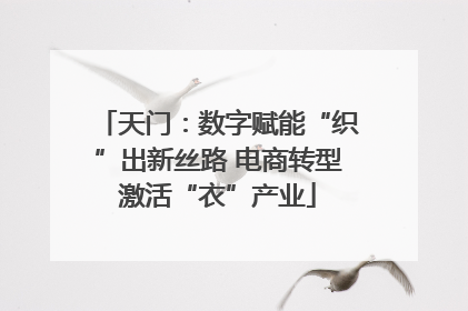 天门：数字赋能“织”出新丝路 电商转型激活“衣”产业