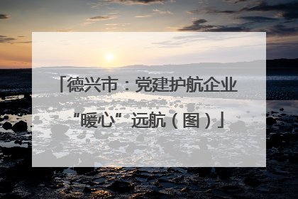 德兴市：党建护航企业“暖心”远航（图）