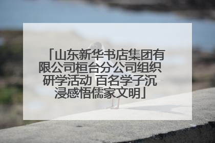 山东新华书店集团有限公司桓台分公司组织研学活动 百名学子沉浸感悟儒家文明
