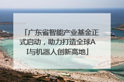 广东省智能产业基金正式启动，助力打造全球AI与机器人创新高地