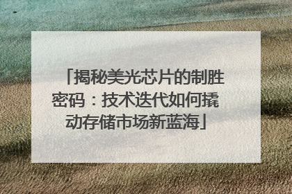 揭秘美光芯片的制胜密码：技术迭代如何撬动存储市场新蓝海