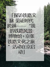 探访铁路文脉 见证时代跨越——“我的铁路风景·博物馆+京张铁路文化之旅”活动在京启动