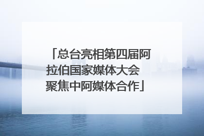 总台亮相第四届阿拉伯国家媒体大会 聚焦中阿媒体合作