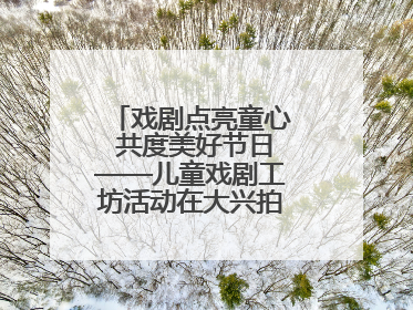 戏剧点亮童心 共度美好节日——儿童戏剧工坊活动在大兴拍拍熊乐园举办