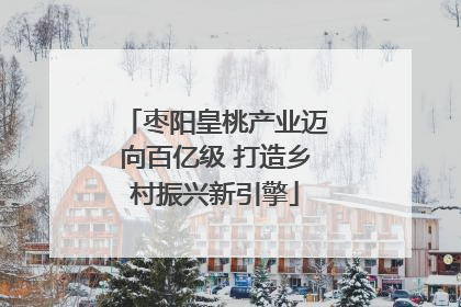 枣阳皇桃产业迈向百亿级 打造乡村振兴新引擎
