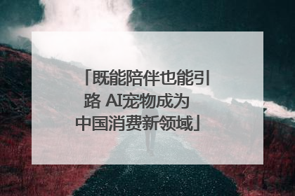 既能陪伴也能引路 AI宠物成为中国消费新领域