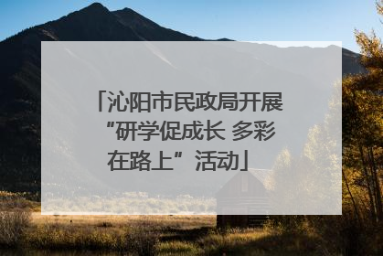 沁阳市民政局开展“研学促成长 多彩在路上”活动