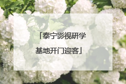 泰宁影视研学基地开门迎客