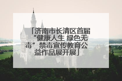 济南市长清区首届“健康人生 绿色无毒”禁毒宣传教育公益作品展开展