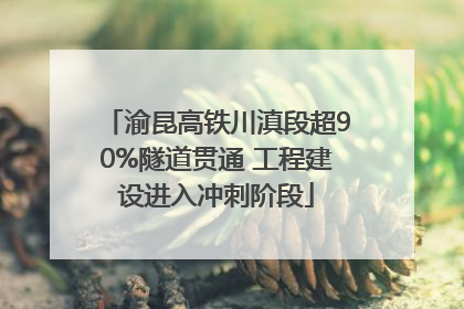 渝昆高铁川滇段超90%隧道贯通 工程建设进入冲刺阶段