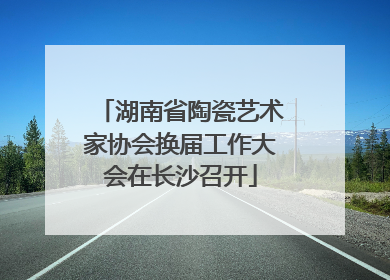 湖南省陶瓷艺术家协会换届工作大会在长沙召开